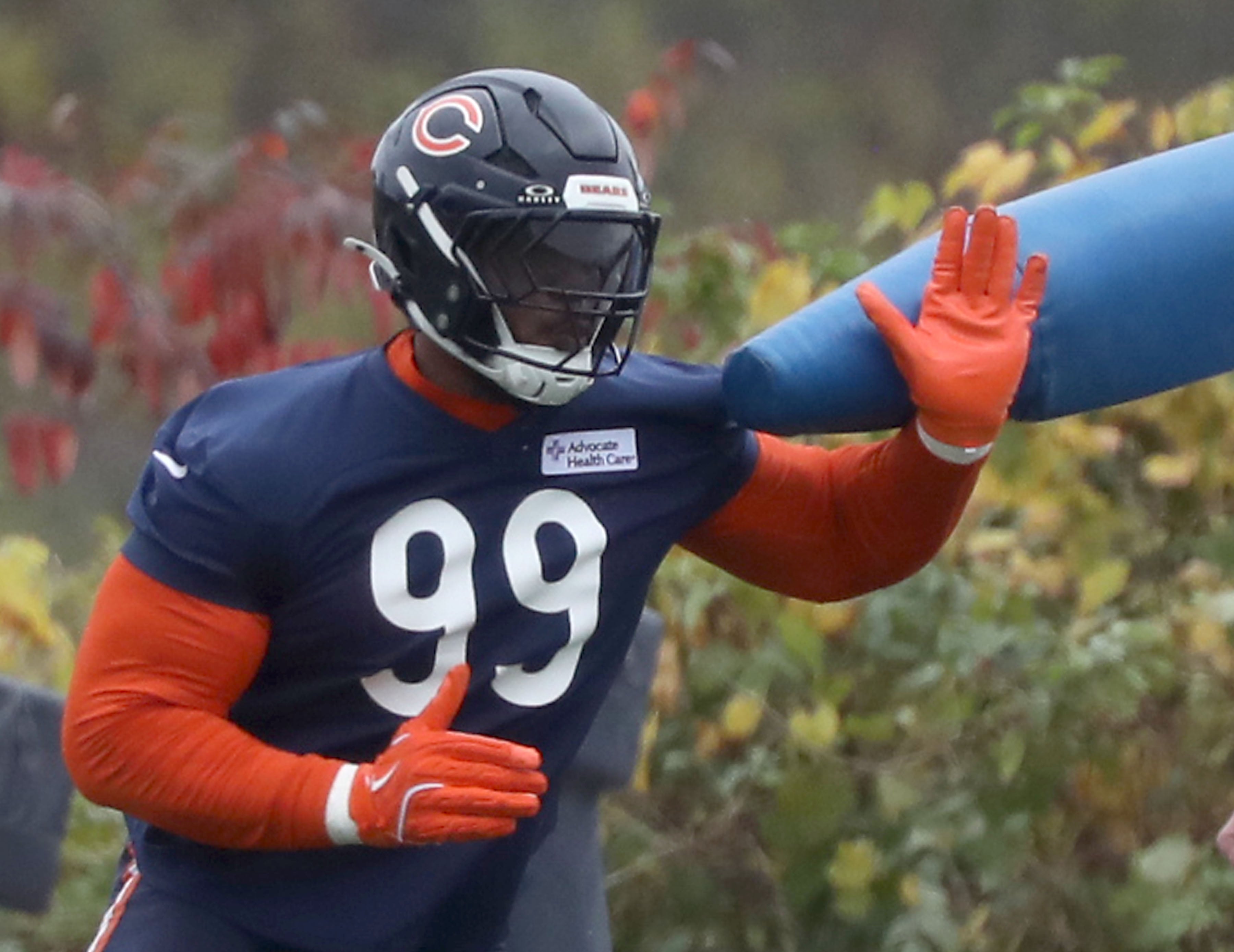 Photos: Bears defensive tackle Jeffery Simmons' first practice in Chicago — Shaw Local News Network